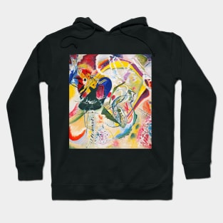 Vibrant Colorful Abstract Uplifting Aesthetic Joy Kandinsky Hoodie